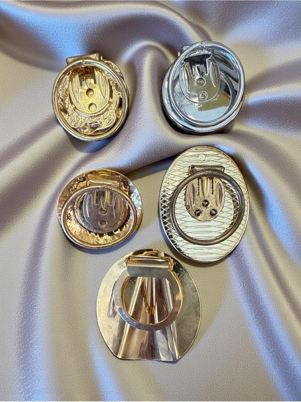 Lot of 5 Vintage Scarf Clips - Picture 5 of 5